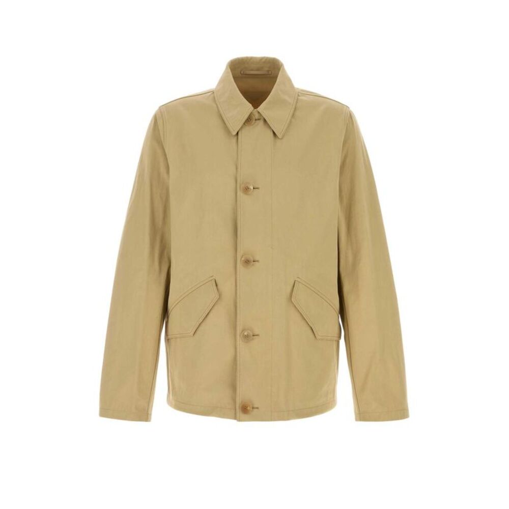 Prada Men Beige Cotton Jacket